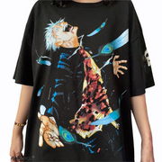 Round neck anime t-shirt Gojo Satoru.